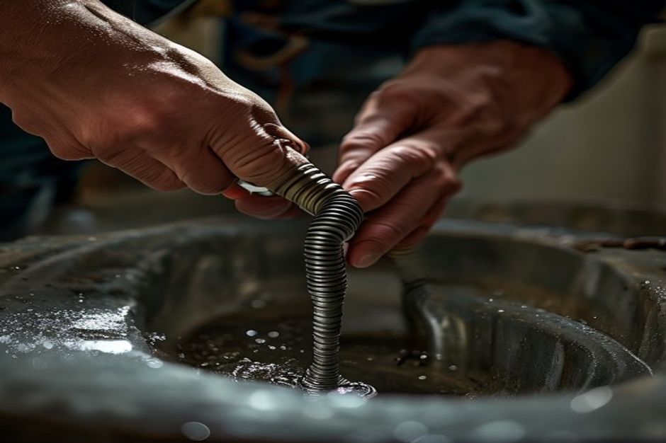 Drain cleaning and unclogging service